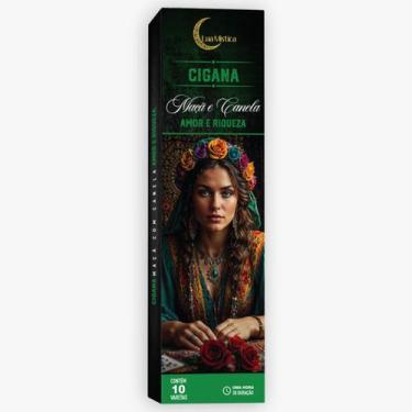 Imagem de Incensos Lua Natural 0% Carvao 10 Varetas Escolha Aroma Fragrancia:Cig