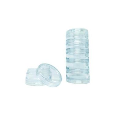 Imagem de Potinho 4g Para Pomada Com tampa Rosca 5 Unidades  - Embanet Comercio 