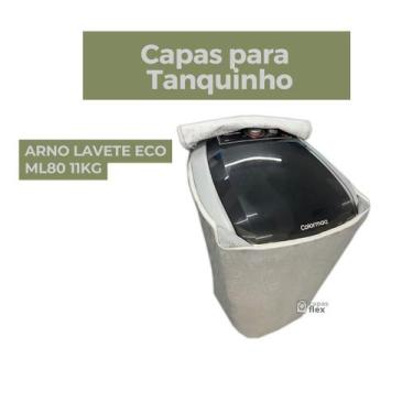Imagem de Capa para tanquinho arno lavete eco ml80 11kg impermeável flex - Capas