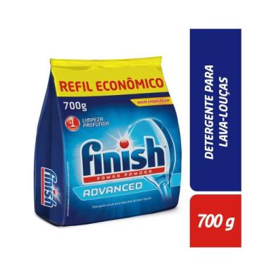 Imagem de Finish Detergente Em Pó Para Lava Louças Advanced 700g