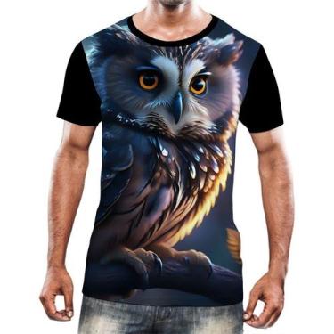 Imagem de Camisa Camiseta Animais Corujas Misticas Aves Noturnas HD 10 - Enjoy S