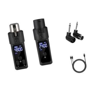 Imagem de YIJU Microfone transmissor receptor adaptador de microfone para misturador de áudio plug and play de microfone sem fio recarregável, 1 Transmitir