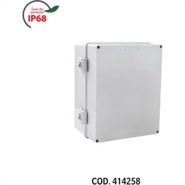 Imagem de Caixa Passagem Pvc Rohdbox Completa Ip68 Cinza 250X200X130 888189 - RO