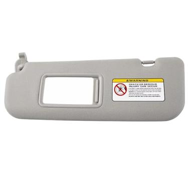 Imagem de Viseira Solar Do Carro Para Hyundai Elantra 2011-2015 Com Placa De Tampa De Espelho De Vaidade Para Bloquear A Luz Solar 852103X000TX 852203X000TX,Gray left side