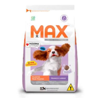 Imagem de Ração Max Cães Filhotes Porte Pequeno Frango e Arroz 10,1 Kg - Max Tot