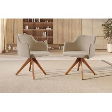 Imagem de Cadeira Decorativa Giratória Eros - Zurc Decor