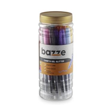 Imagem de Caneta Gel Glitter Bazze Color Pote 24 Unidades