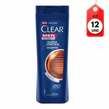Imagem de Kit C-12 Clear Men Queda Control Shampoo 200ml
