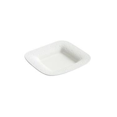 Imagem de Prato quadrado minimalista para casa, bife de restaurante personalizado, prato ocidental - 30,5 cm