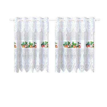 Imagem de Cortina Pia Vitro Stilo Renda Cozinha 1,60X0,80 Alt - Beija Flor, Mora