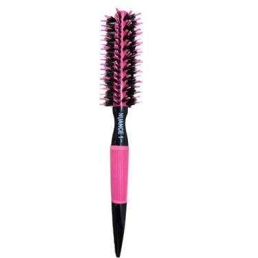 Imagem de Escova rosa nuance com cerdas naturais de javali, Tam 1 