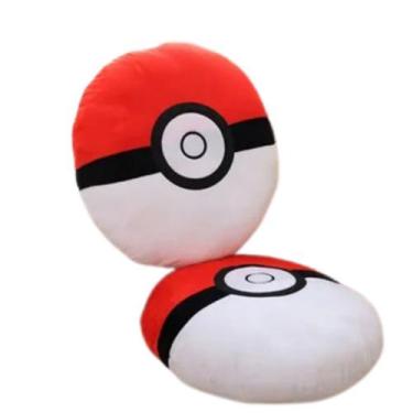 Imagem de Almofada Pokebola Redonda Cheia 40x40 - JULIEN ENXOVAIS