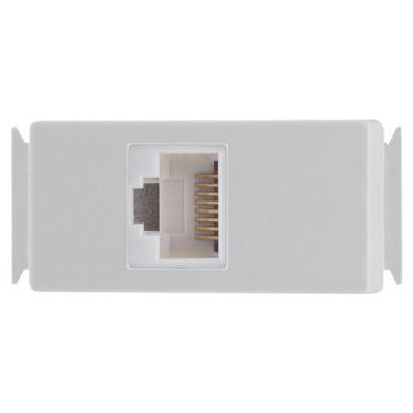 Imagem de Módulo Aria Rede de Dados RJ45 CAT 6 Branco Tramontina, Branco