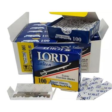 Imagem de Kit Com 1000 Laminas Lord Saloon Inox 10 Caixas Com 100 Unidades