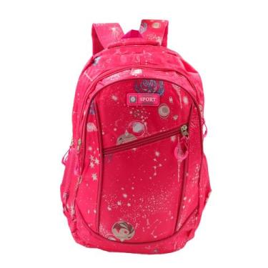 Imagem de Mochila Feminina Masculina Infantil Escolar Passeio Reforçada Sports, 