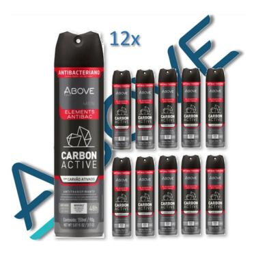 Imagem de Kit 12 desodorante antitranspirante carvão ativado 150ml