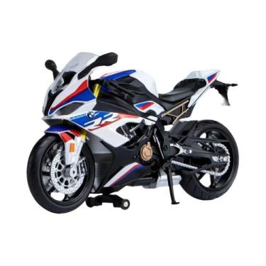 Imagem de BMW S1000RR Escala 1:12 Brinquedo De Motocicleta De Corrida De Metal F
