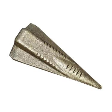 Imagem de IEUDNS Divisor de toras manual cônico resistente à ferrugem, economiza esforço, cunha de divisão em 4 direções para acampamentos ao ar livre e em ambientes, 4lb