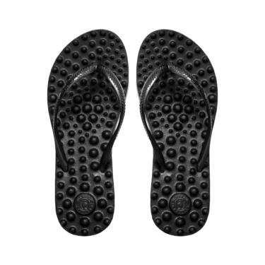 Imagem de Sandalia Ortopedica Flyfeet Relax Anabela, Preto