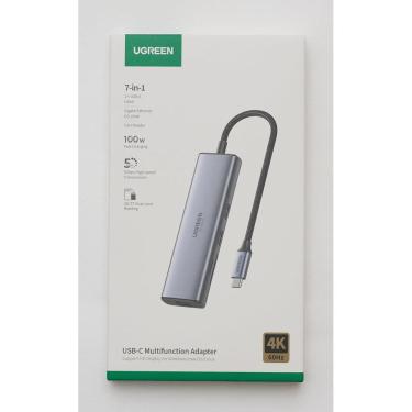 Imagem de Adaptador Hub Usb C 7 Em 1 Multifuncional Thunderbolt 3/4