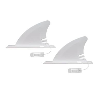 Imagem de oshhni Substituição de quilhas para pranchas de surfe leves para pranchas de espuma macia Peças de reposição profissionais Barbatanas de PVC para de surfe de, 4 Inch