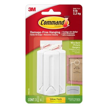 Imagem de Command Cabide de imagem com suporte de fio, 1 Hanger, White