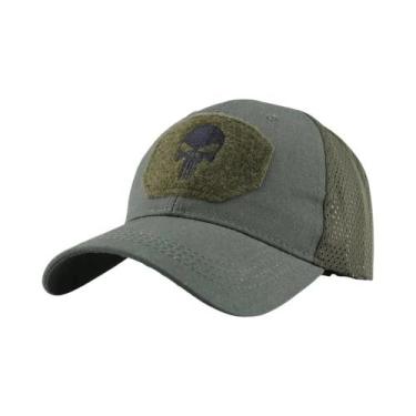 Imagem de Chapéu De Caminhoneiro Camuflado, Chapéu De Sol Snapback De Malha Ajus