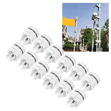 Imagem de Ymiko Split Bolt Wire Connector, 100PCS Cerca Elétrica Conector Grampos de Fio Cobre Split Bolt Connector Alumínio Alloy 0.8cm Thread Fence Fio Slotted Bolt para Outdoor