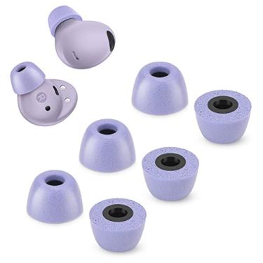 Imagem de Tang Town Pontas De Espuma Viscoelástica Para Samsung Galaxy Buds 2 Pro, Silicone Sem Dor, Reposição Antiderrapantes, Encaixe No Estojo Carregamento, Fones Ouvido Com Redução Ruído, 3 Pares (Pequeno