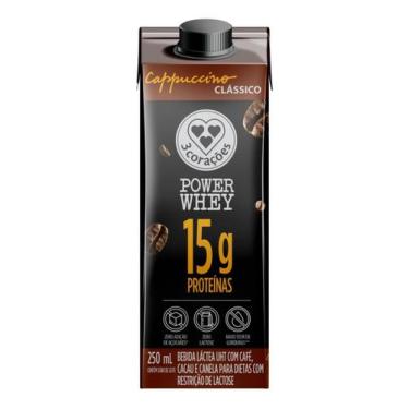 Imagem de Kit c/ 4 Bebida Lactea UHT Cappuccino 3 Coracoes 250ml - 3 Corações