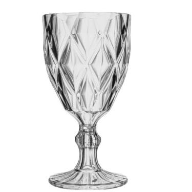 Imagem de Taça de Acrílico 330ml para Água,Vinho 6un Diamond - Lyor, Transparent