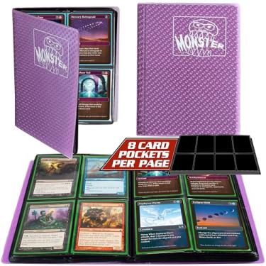 Imagem de Fichário Monster – Álbum de 4 bolsos – Holofoil Purple (bolsos antirroubo comportam mais de 160 cartas)