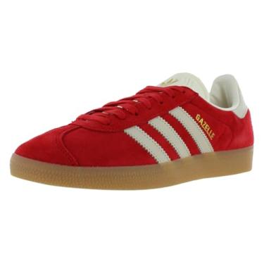 Imagem de adidas Originals Gazelle Tênis feminino para uso interno, Vermelho, 38