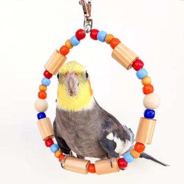 Imagem de Balanço Brinquedo Calopsita, Agaporni, Periquito, Aves - Linha Oval Joy