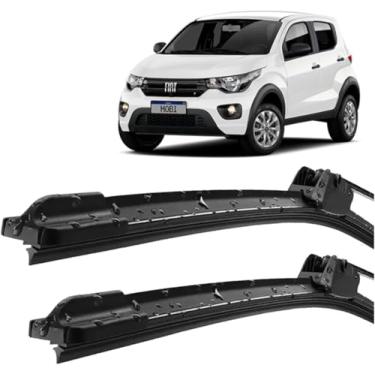 Imagem de TIGER AUTO KIT PALHETAS DE PARABRISA EM SILICONE PREMIUM, COMPATÍVEL FIAT MOBI 2016 A 2020, INSTALAÇÃO FÁCIL E LIMPEZA EFICIENTE