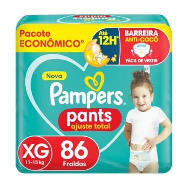 Imagem de Fralda Pampers Pants Ajuste Total Tamanho XG 86 Unidades