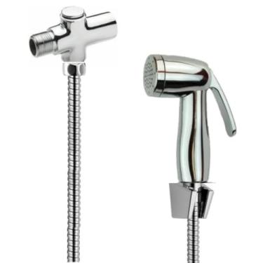 Imagem de Ducha Manual Chuveirinho Gatilho C/Trava Desviador Flexível