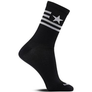 Imagem de Meia Masculina Botafogo Esportiva Rikam Algodão Cano Médio 47500, Bota