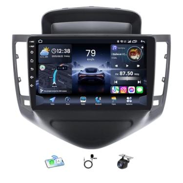 Imagem de Rádio de carro 4 Core + 64 GB para Chevrolet Chevy Cruze 2009-2015: 1280 * 800 HD IPS Touchscreen estéreo sem fio Carplay Andriod Câmera de backup automático GPS 5G WiFi FM