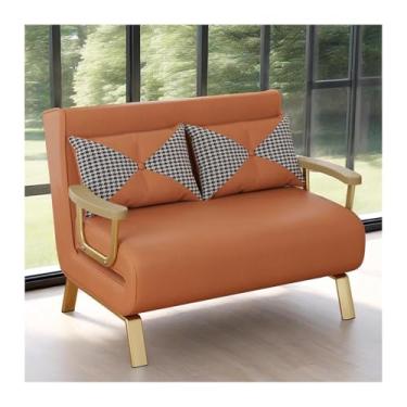 Imagem de Sofá-cama dobrável Sofá-cama dobrável pequeno 2 em 1, conversível e econômico para uso doméstico na varanda(X-Large)