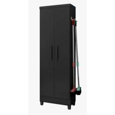 Imagem de Armário Multiuso 2 portas LAVANDERIA 879 PRETO - QMOVI