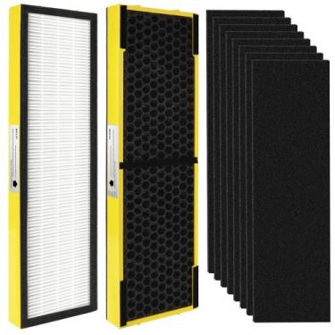 Imagem de Filtro HEPA Pulluty FLT4825 B com carbono e 8 pré-filtros