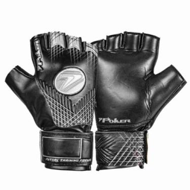 Imagem de Luva de Goleiro Futsal Poker Training Focus, 8, Cinza