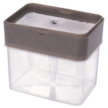 Imagem de Porta detergente com bandeja 520ml cinza Plasutil ref.17488