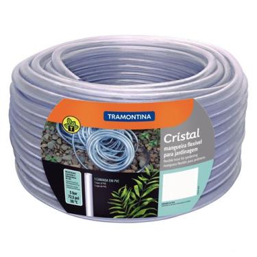 Imagem de Mangueira Cristal Tramontina em PVC 1 Camada 50 m