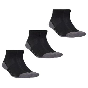 Imagem de Kit 3 Pares de Meias Adidas Quarter Cano Médio Unissex