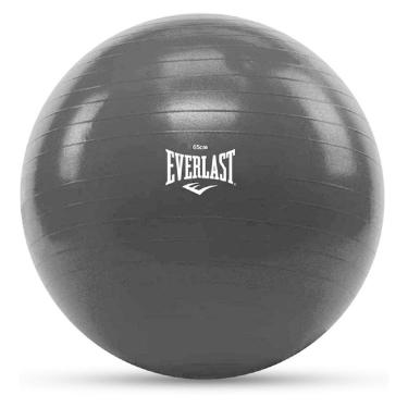 Imagem de Bola De Pilates 75Cm Preto Gb-001-Black-75Cm-1100G Everlast