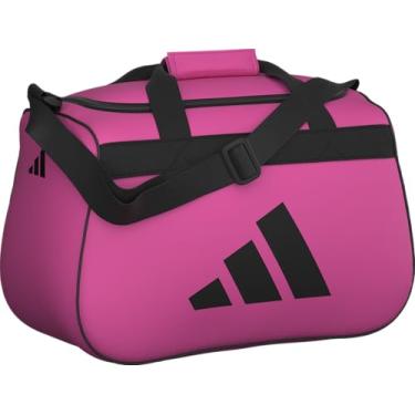 Imagem de adidas Bolsa esportiva Power Gym – atlética e leve para esportes – Diablo, Rosa intenso/preto/potente, One size, Bolsa esportiva Power Gym – atlética e leve para esportes – Diablo