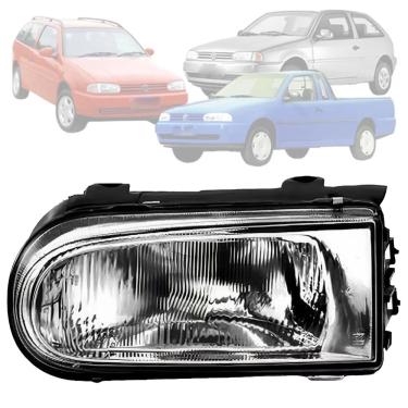 Imagem de Farol Principal Dianteiro VW Gol Saveiro Parati Voyage G2 LE