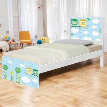 Imagem de Cama Juvenil Zap Corujinhas Com Colchão